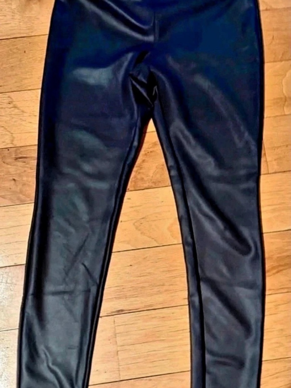 Express Faux Leather Leggings Black Size Medium